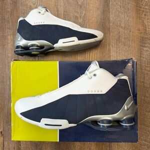 Nike Shox BB4 Retro Olympics 2019 VC Navy Blue White Silver